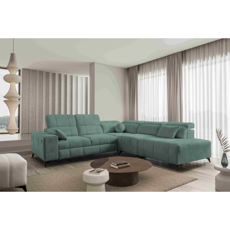 Luxury Corner Sofa Ballagio IX with Sleeping Function Weave, Spring 1116 Luxury Corner Sofa Ballagio IX with Sleeping Function Weave, Spring 1116