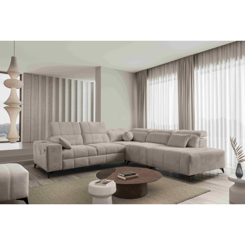 Luxury Corner Sofa Ballagio IX with Sleeping Function, Weave, Spring 1110 Luxury Corner Sofa Ballagio IX with Sleeping Function, Weave, Spring 1110