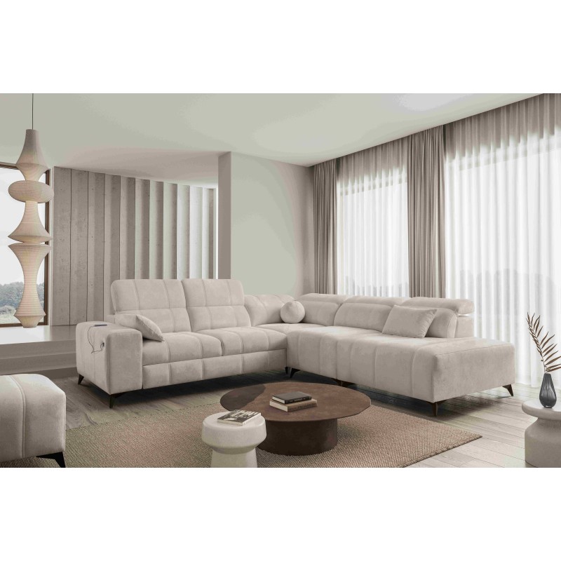 Luxury Corner Sofa Ballagio IX with Sleeping Function, Weave, Spring 1108 Luxury Corner Sofa Ballagio IX with Sleeping Function, Weave, Spring 1108