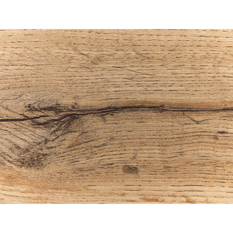 Biurko z szufladami 120 x 55 cm jasne drewno z czarnym VIDA Biurko z szufladami 120 x 55 cm jasne drewno z czarnym VIDA