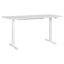 Biurko regulowane elektrycznie 180 x 80 cm białe DESTINES