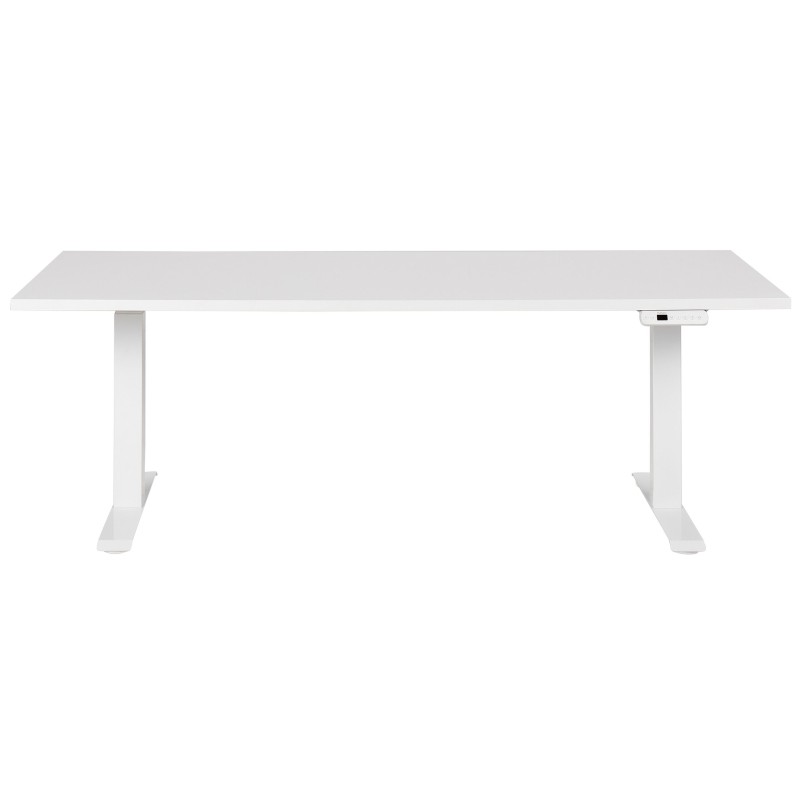 Biurko regulowane elektrycznie 180 x 80 cm białe DESTINES Biurko regulowane elektrycznie 180 x 80 cm białe DESTINES