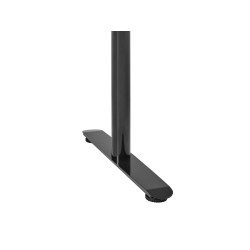 Biurko regulowane manualnie 160 x 72 cm czarne DESTINAS Biurko regulowane manualnie 160 x 72 cm czarne DESTINAS