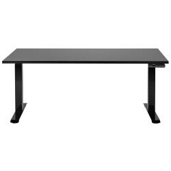 Biurko regulowane elektrycznie 160 x 72 cm czarne DESTINES Biurko regulowane elektrycznie 160 x 72 cm czarne DESTINES