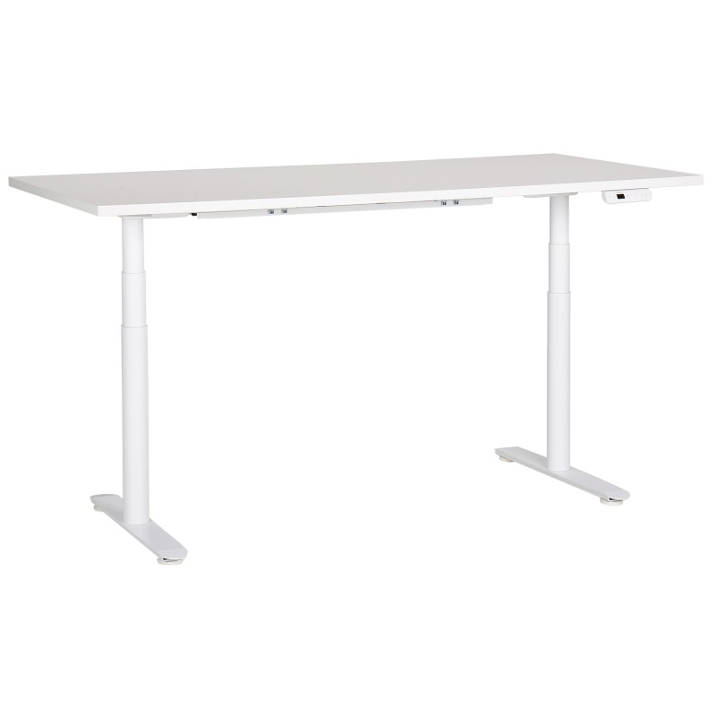 Biurko regulowane elektrycznie 180 x 80 cm białe DESTINAS Biurko regulowane elektrycznie 180 x 80 cm białe DESTINAS
