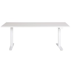 Biurko regulowane elektrycznie 180 x 80 cm białe DESTINAS Biurko regulowane elektrycznie 180 x 80 cm białe DESTINAS