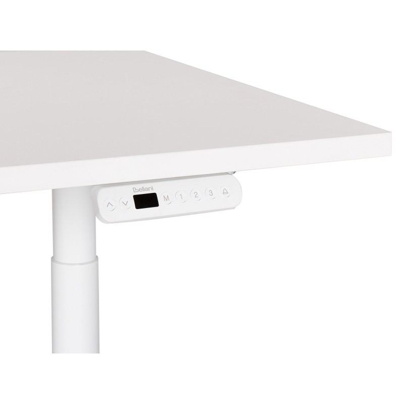 Biurko regulowane elektrycznie 180 x 80 cm białe DESTINAS Biurko regulowane elektrycznie 180 x 80 cm białe DESTINAS