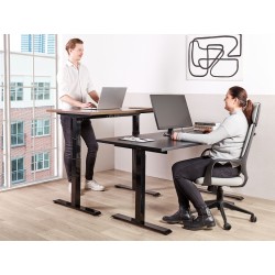 Biurko regulowane elektrycznie 180 x 80 cm czarne DESTINES Biurko regulowane elektrycznie 180 x 80 cm czarne DESTINES