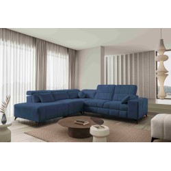 Luxury Corner Sofa Ballagio IX with Sleeping Function, Weave, Spring 1118