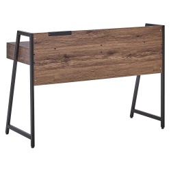 Biurko z szufladami 120 x 50 cm ciemne drewno HARWICH Biurko z szufladami 120 x 50 cm ciemne drewno HARWICH