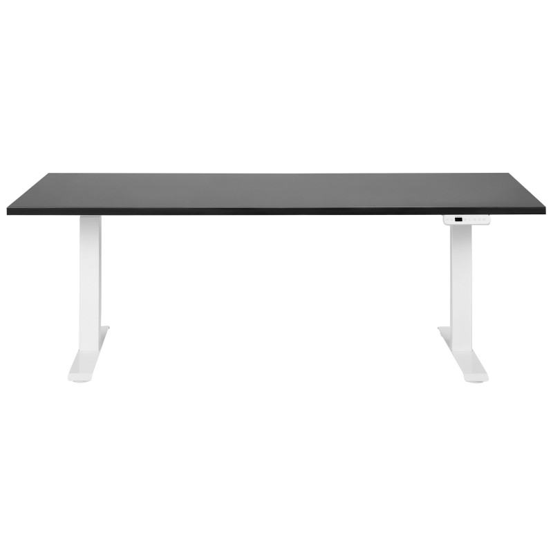Biurko regulowane elektrycznie 180 x 80 cm czarno-białe DESTINES Biurko regulowane elektrycznie 180 x 80 cm czarno-białe DESTINES