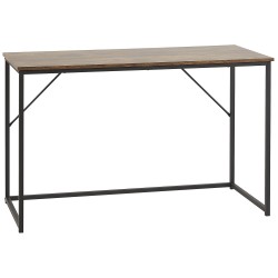 Biurko 120 x 55 cm ciemne drewno PEMBRO