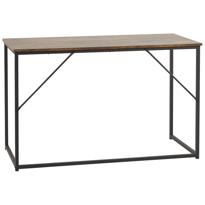 Biurko 120 x 55 cm ciemne drewno PEMBRO Biurko 120 x 55 cm ciemne drewno PEMBRO