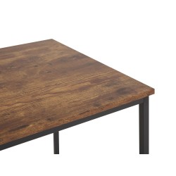 Biurko 120 x 55 cm ciemne drewno PEMBRO Biurko 120 x 55 cm ciemne drewno PEMBRO