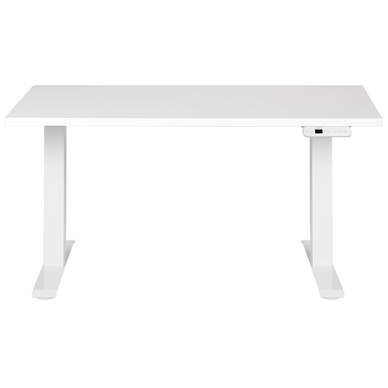 Biurko regulowane elektrycznie 120 x 72 cm białe DESTINES Biurko regulowane elektrycznie 120 x 72 cm białe DESTINES