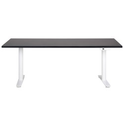 Biurko regulowane elektrycznie 180 x 80 cm czarno-białe DESTINAS Biurko regulowane elektrycznie 180 x 80 cm czarno-białe DESTINAS