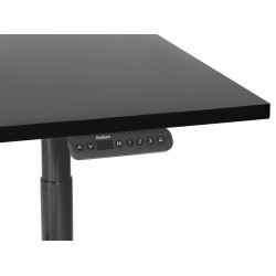 Biurko regulowane elektrycznie 180 x 80 cm czarne DESTINAS Biurko regulowane elektrycznie 180 x 80 cm czarne DESTINAS