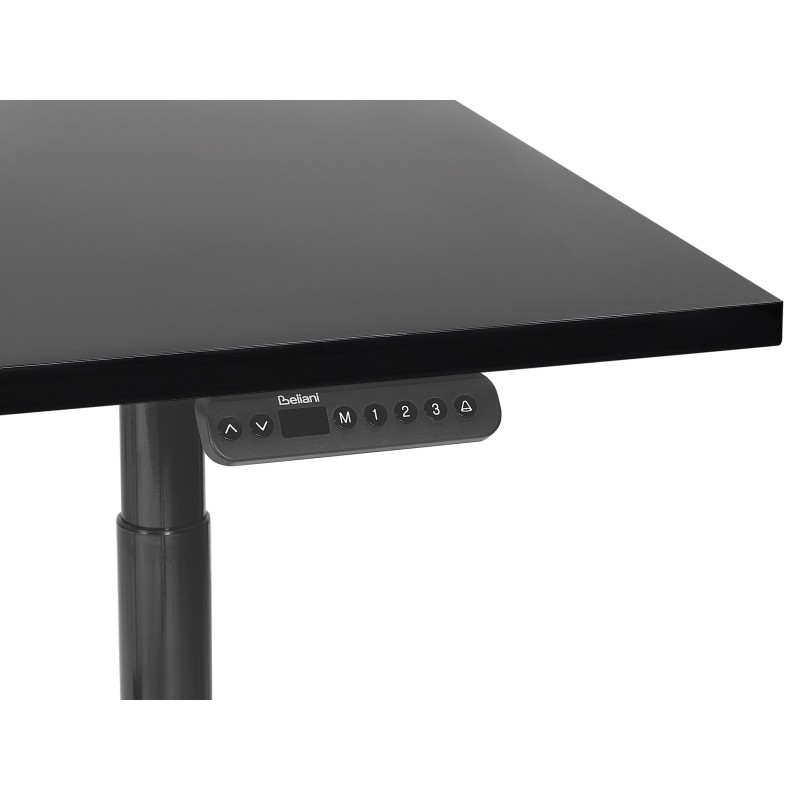Biurko regulowane elektrycznie 180 x 80 cm czarne DESTINAS Biurko regulowane elektrycznie 180 x 80 cm czarne DESTINAS
