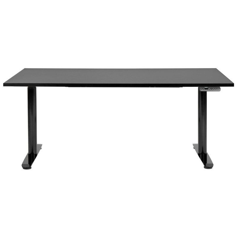 Biurko regulowane elektrycznie 160 x 72 cm czarne DESTINAS Biurko regulowane elektrycznie 160 x 72 cm czarne DESTINAS