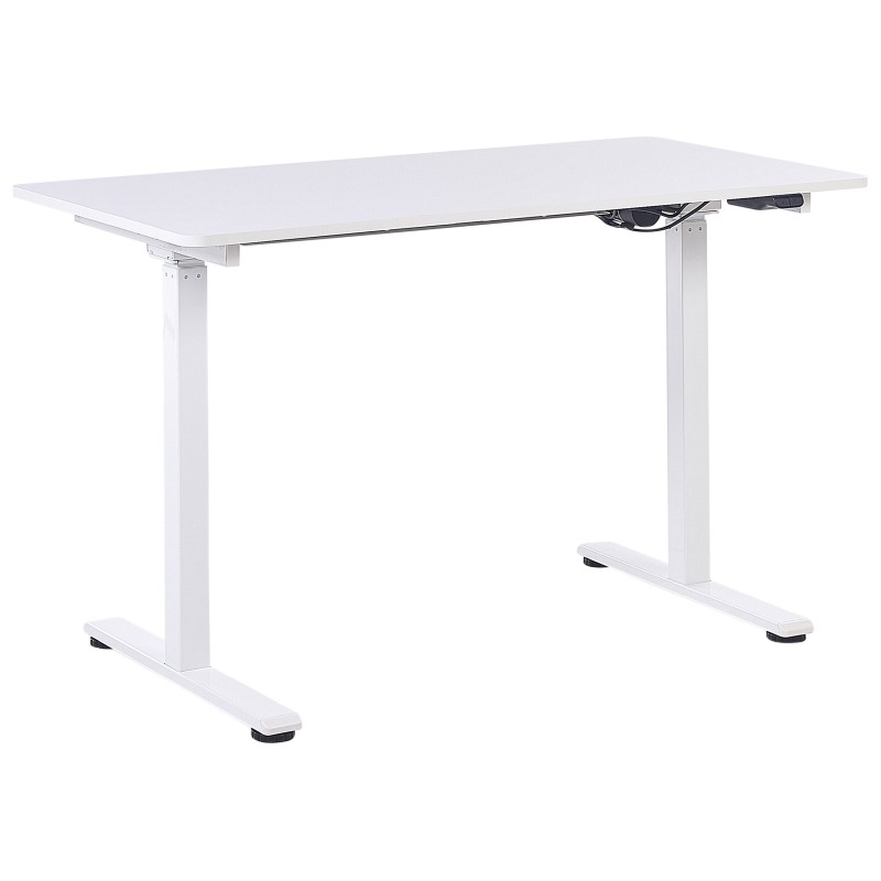 Biurko regulowane elektrycznie 120 x 60 cm białe GRIFTON Biurko regulowane elektrycznie 120 x 60 cm białe GRIFTON
