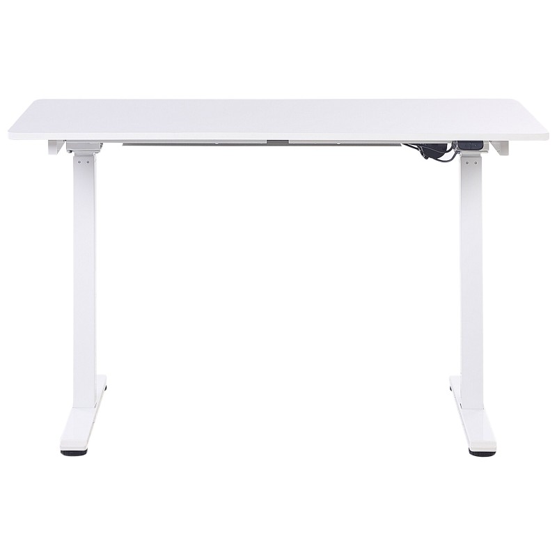 Biurko regulowane elektrycznie 120 x 60 cm białe GRIFTON Biurko regulowane elektrycznie 120 x 60 cm białe GRIFTON
