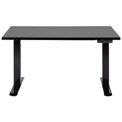 Biurko regulowane elektrycznie 120 x 72 cm czarne DESTINES Biurko regulowane elektrycznie 120 x 72 cm czarne DESTINES
