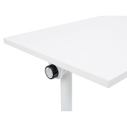 Biurko składane z kółkami 180 x 60 cm białe CAVI Biurko składane z kółkami 180 x 60 cm białe CAVI