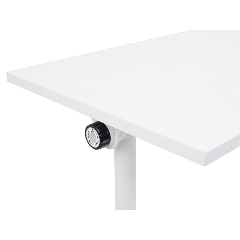 Biurko składane z kółkami 180 x 60 cm białe CAVI Biurko składane z kółkami 180 x 60 cm białe CAVI