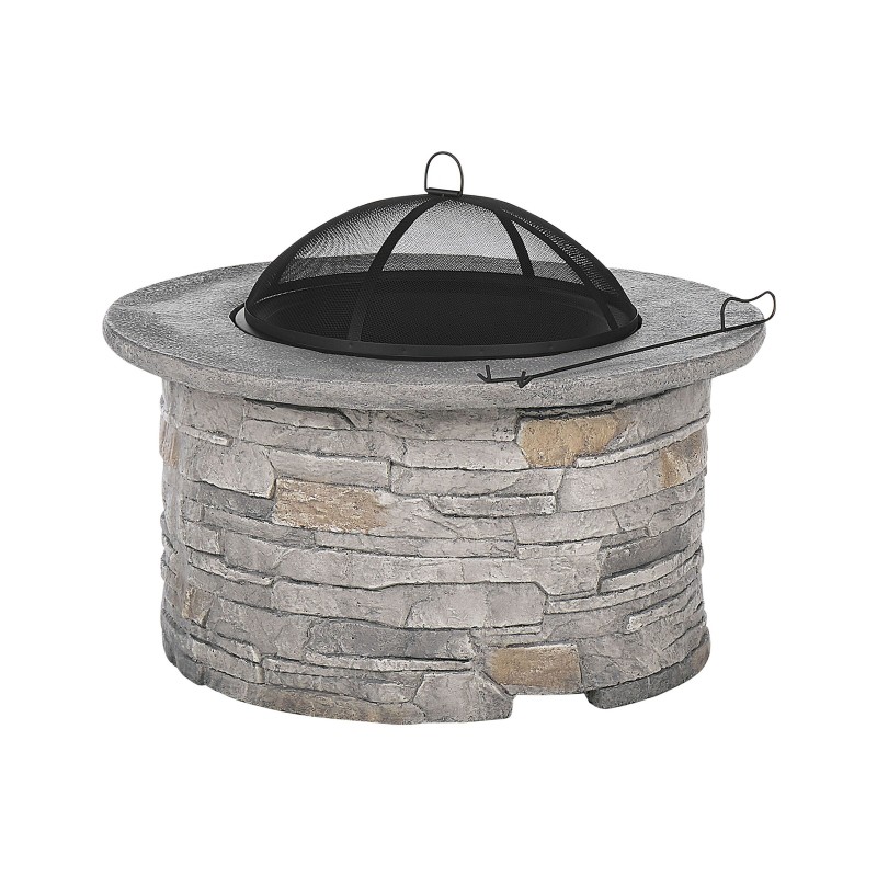Palenisko ogrodowe z grillem TAMBORA Beton Szary Palenisko ogrodowe z grillem TAMBORA Beton Szary