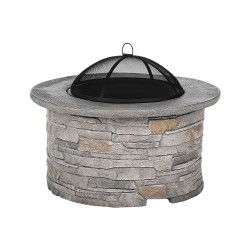 Palenisko ogrodowe z grillem TAMBORA Beton Szary Palenisko ogrodowe z grillem TAMBORA Beton Szary
