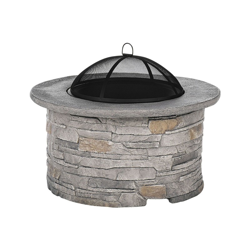 Palenisko ogrodowe z grillem TAMBORA Beton Szary Palenisko ogrodowe z grillem TAMBORA Beton Szary