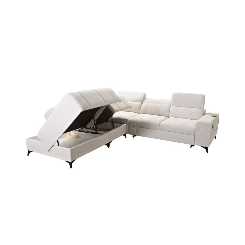 Luxury Corner Sofa Ballagio IX with Sleeping Function, Weave, Spring 1101 Luxury Corner Sofa Ballagio IX with Sleeping Function, Weave, Spring 1101