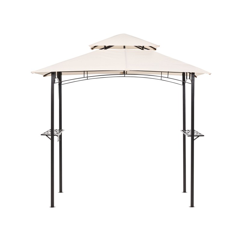 Pawilon ogrodowy NARO Metal 240 cm 148 cm Beżowy Pawilon ogrodowy NARO Metal 240 cm 148 cm Beżowy