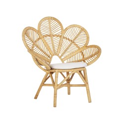 Zestaw mebli balkonowych z poduszkami FLORENTINE / LIMNI Rattan Beżowy Zestaw mebli balkonowych z poduszkami FLORENTINE / LIMNI Rattan Beżowy