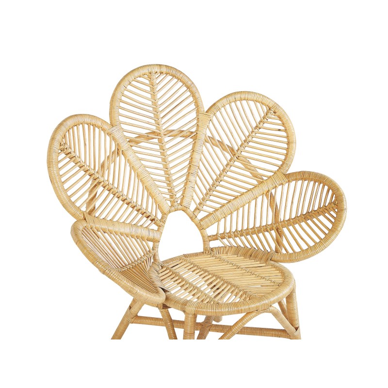 Zestaw mebli balkonowych z poduszkami FLORENTINE / LIMNI Rattan Beżowy Zestaw mebli balkonowych z poduszkami FLORENTINE / LIMNI Rattan Beżowy