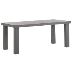Zestaw ogrodowy z ławkami i stołkami dla 6 osób TARANTO Beton Szary Zestaw ogrodowy z ławkami i stołkami dla 6 osób TARANTO Beton Szary