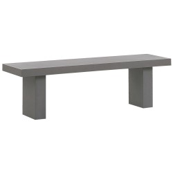 Zestaw ogrodowy z ławkami dla 4 osób TARANTO Beton Szary Zestaw ogrodowy z ławkami dla 4 osób TARANTO Beton Szary