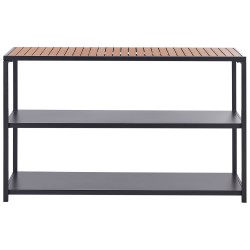 Wyspa kuchenna ogrodowa AVETRANA Metal Czarny Wyspa kuchenna ogrodowa AVETRANA Metal Czarny