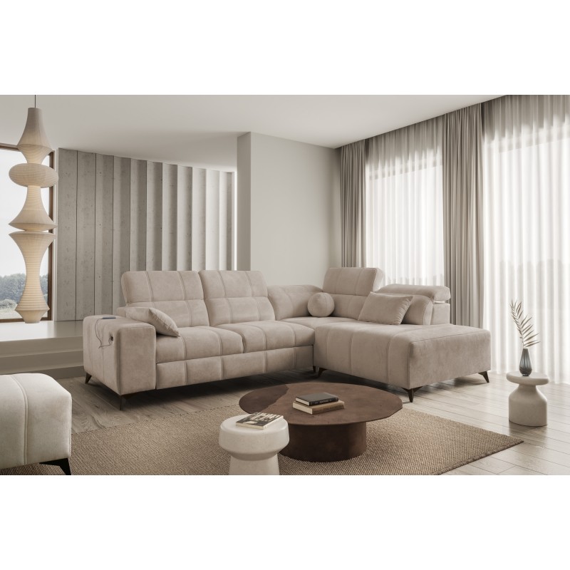 Ballagio VII corner sofa with a sleeping function - luxurious and functional Ballagio VII corner sofa with a sleeping function - luxurious and functional