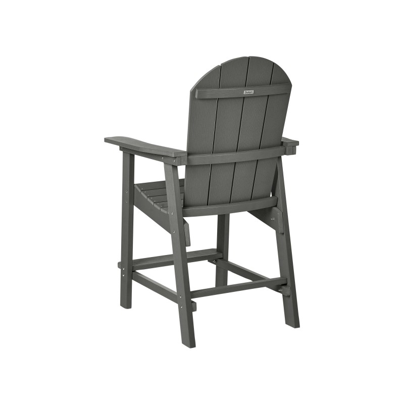 Zestaw mebli balkonowych ADIRONDACK Ciemnoszary Zestaw mebli balkonowych ADIRONDACK Ciemnoszary