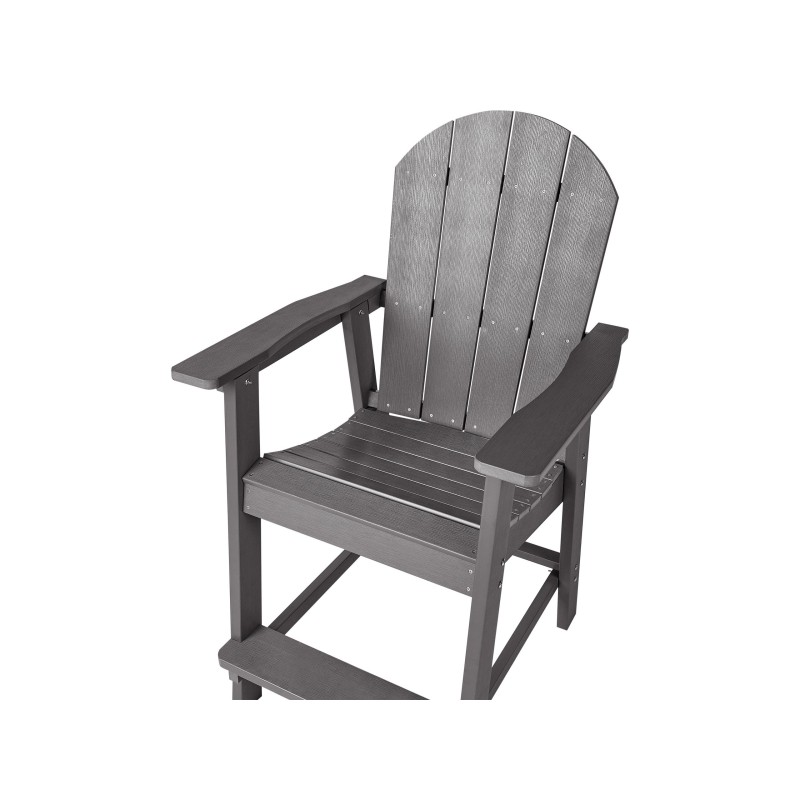 Zestaw mebli balkonowych ADIRONDACK Ciemnoszary Zestaw mebli balkonowych ADIRONDACK Ciemnoszary