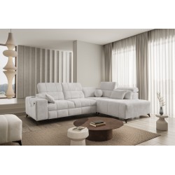 Ballagio VII corner sofa with a sleeping function - luxurious and functional