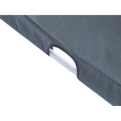 Pawilon ogrodowy LED PARGA Metal 310 cm 310 cm Szary Pawilon ogrodowy LED PARGA Metal 310 cm 310 cm Szary