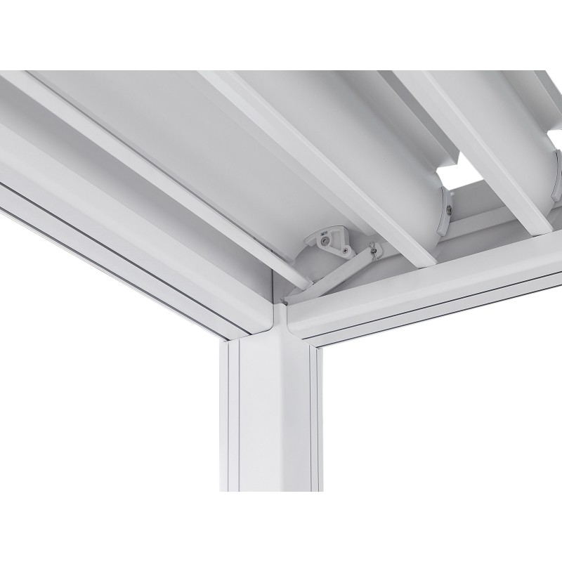 Pawilon ogrodowy FORNOLI Metal 310 cm 310 cm Biały Pawilon ogrodowy FORNOLI Metal 310 cm 310 cm Biały