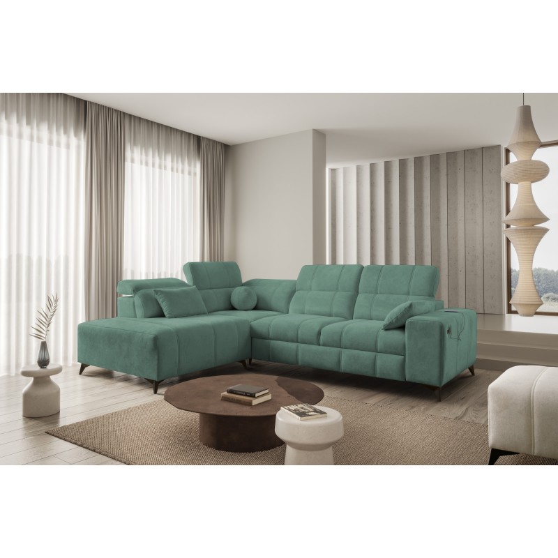 Ballagio VII corner sofa with a sleeping function - luxurious and functional Ballagio VII corner sofa with a sleeping function - luxurious and functional