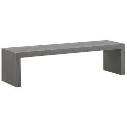 Zestaw ogrodowy z ławkami dla 4 osób TARANTO Beton Szary Zestaw ogrodowy z ławkami dla 4 osób TARANTO Beton Szary
