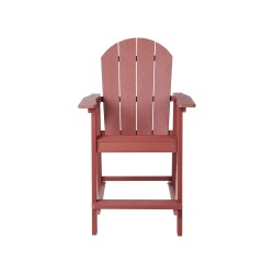 Zestaw mebli balkonowych ADIRONDACK Czerwony Zestaw mebli balkonowych ADIRONDACK Czerwony