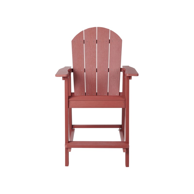 Zestaw mebli balkonowych ADIRONDACK Czerwony Zestaw mebli balkonowych ADIRONDACK Czerwony