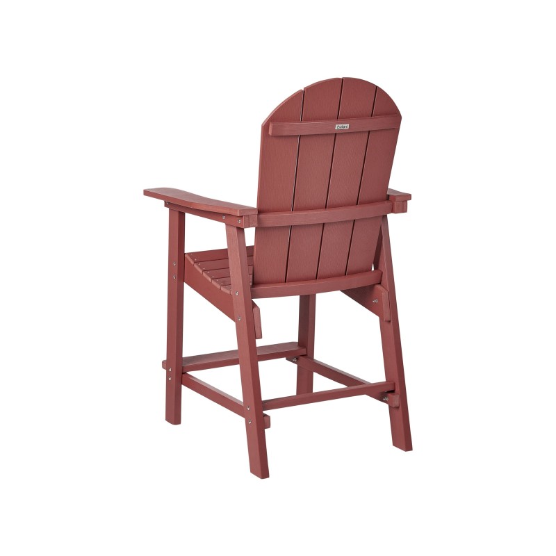 Zestaw mebli balkonowych ADIRONDACK Czerwony Zestaw mebli balkonowych ADIRONDACK Czerwony