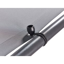 Pawilon ogrodowy AVENTINE Metal 300 cm 300 cm Szary Pawilon ogrodowy AVENTINE Metal 300 cm 300 cm Szary